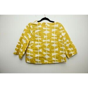 John Lewis Top 14 Yellow Crop Cotton longsleeve